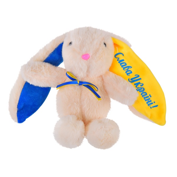 Мягкая игрушка Кролик Слава Украине 22 см в ассортименте C55801