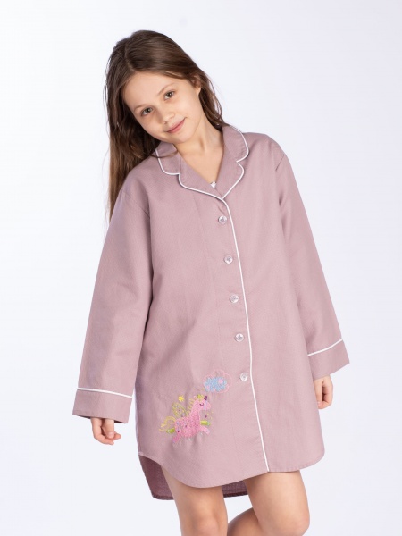 Ночная рубашка для девочек Эдельвика р.140 розовый 427-21/00 