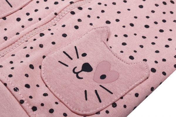 Худі для дівчинки Blue Seven Котик р.68 рожевий 957061 X * 98 