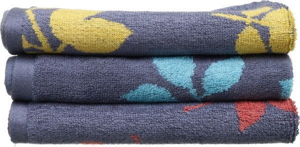 Рушник Листя 34x36 см Luna сірий 