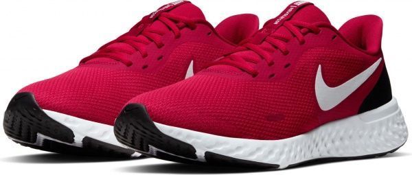 Кроссовки Nike NIKE REVOLUTION 5 BQ3204-600 р.US 9 бело-красный