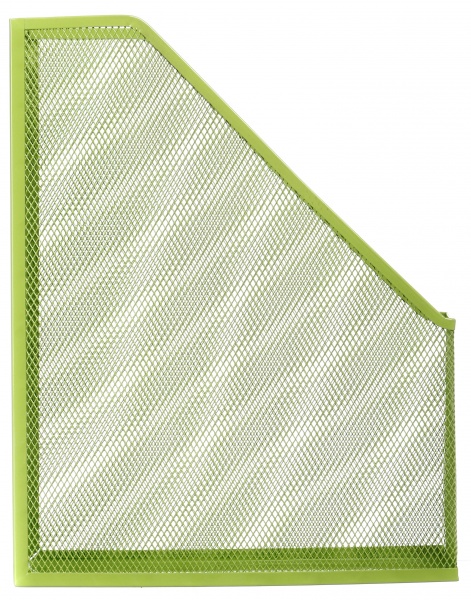 Лоток для паперів вертикальний метал 25х72х32 см салатовий Nota Bene