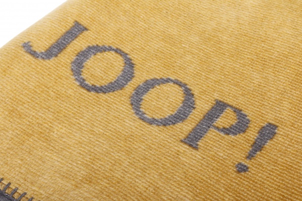 Плед Melange-Df Gold-Silber 150x200 см серый с желтым Joop! 