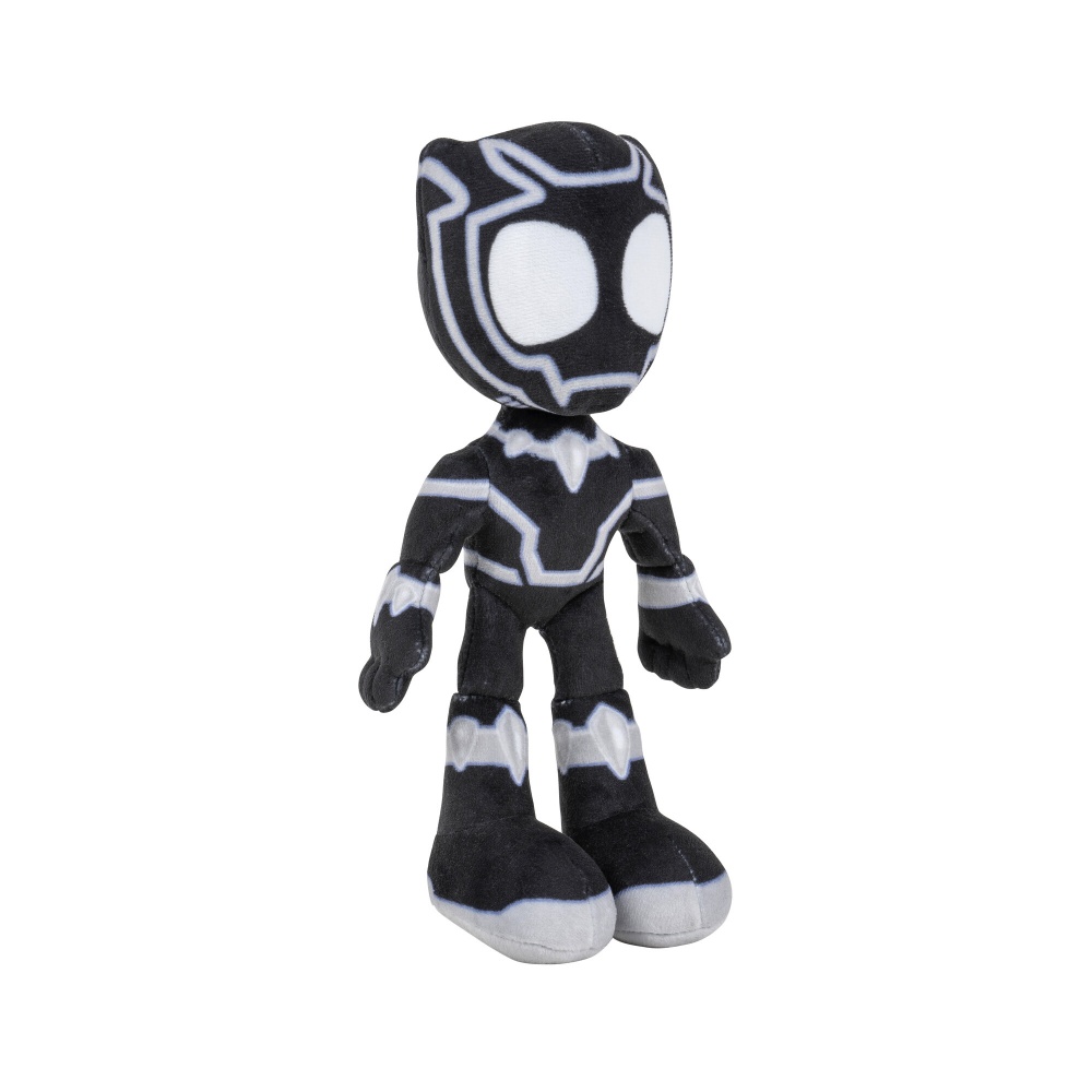М'яка іграшка Spidey Little Plush Чорна Пантера (Black Panther) 20 см чорний із білим SNF0083