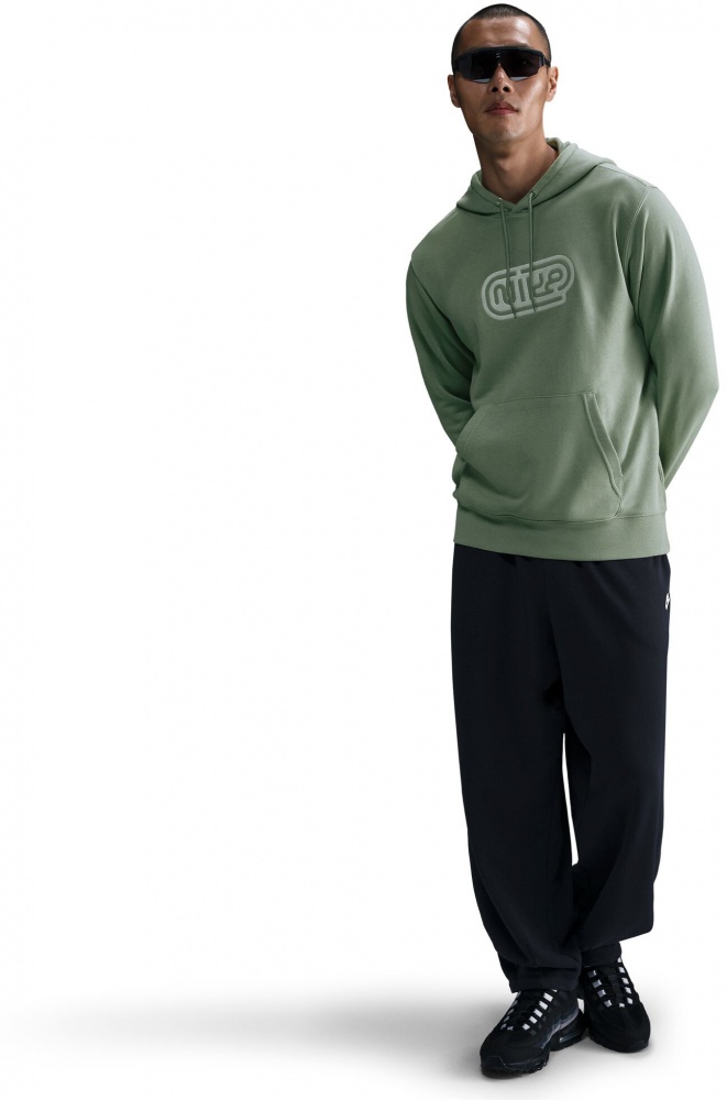 Джемпер Nike M NK CLUB FT HOODIE FONT GX HJ2506-370 р.L хакі