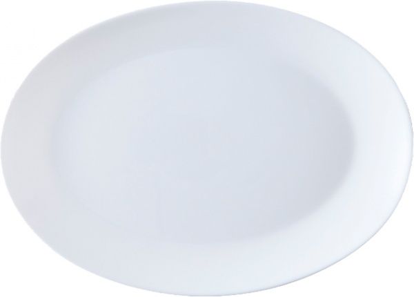 Блюдо овальне Smooth 33 см склокераміка Luna 