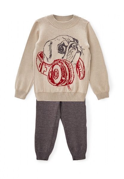Костюм детский ART KNIT Мопс р.98-104 бежевий 338 