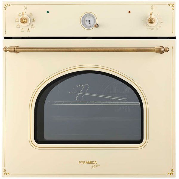 Духовой шкаф электрический Pyramida F 83 ETR ivory Rustico