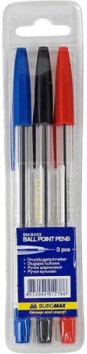 Набор ручек шариковых Buromax тип Корвина 3 шт. 