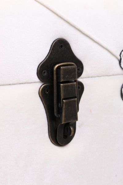 Скриня-пуф Art&Crafts Велюр 64х35х33 см айворі 