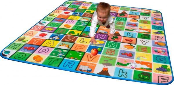 Развивающий коврик Limpopo Большой жираф и разноцветная азбука 120х180 см LP012-120