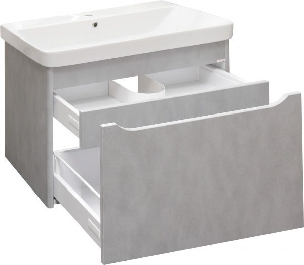 Тумба підвісна Botticelli Livorno-80 з умивальником Luxury-80