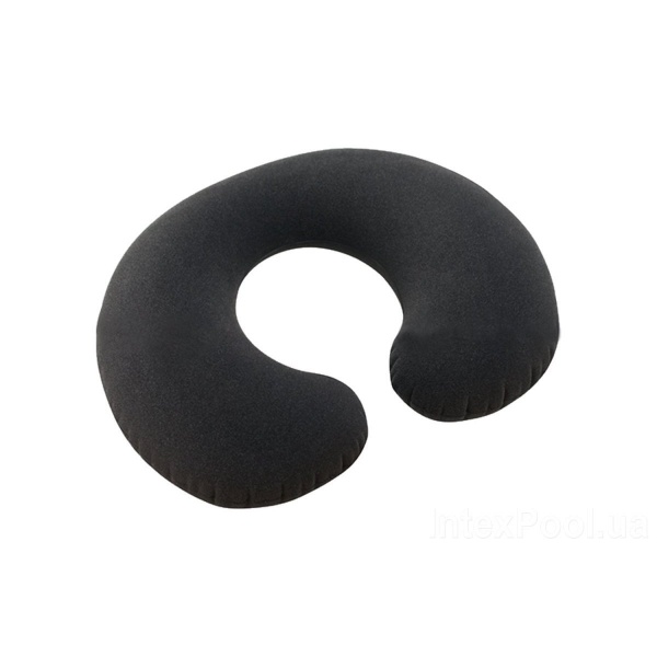 Надувная флокированная подушка Intex 68675 Чёрный