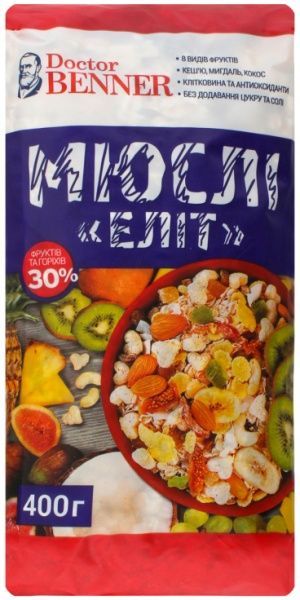 Мюсли Dr. Benner 400 г 
