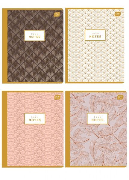 Тетрадь школьная А5 96 стр. клетка Take Notes в ассортименте InterDRUK