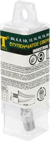 Сверло по металлу FIT HSS 4-20 мм 36395