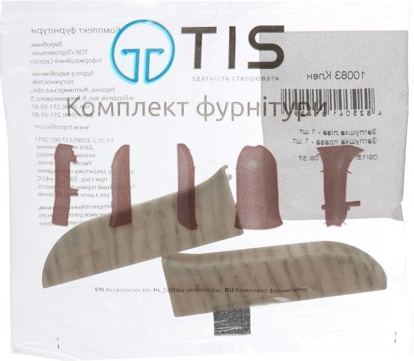 Комплект заглушок TIS клен 