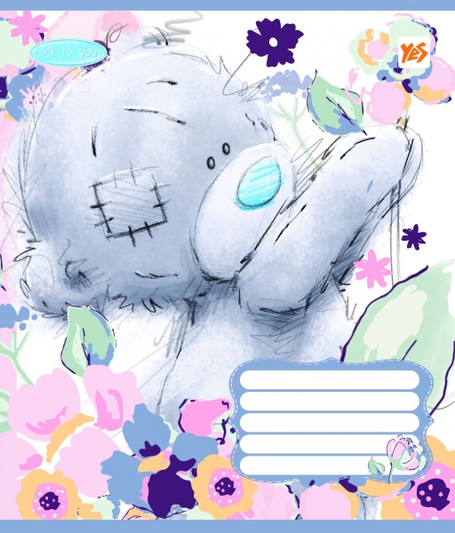 Комплект зошитів MTY Tenderness 12 аркушів у лінію 25 шт. YES