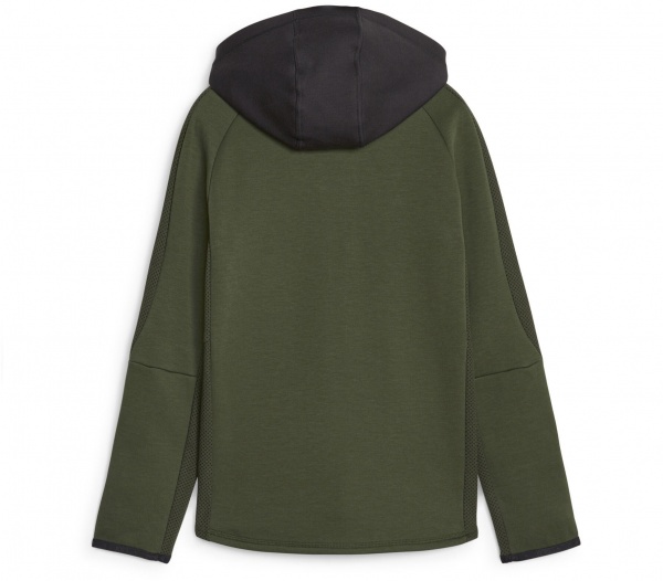 Джемпер Puma EVOSTRIPE FULL-ZIP HOODIE DK B 67627731 р.176 зелений