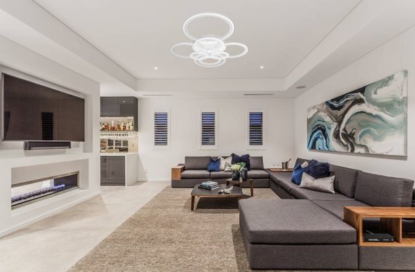 Люстра светодиодная Hopfen 125W з пультом ДУ 125 Вт белый Aquila 