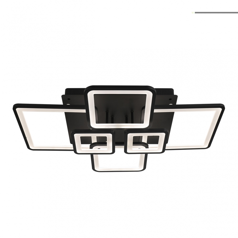 Люстра стельова Eurolamp 120 Вт LED-модуль чорний LED-LS-120-M21(black)