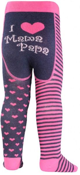 Колготки дитячі Conte-Kids TipTop 355 р.62-74 синьо-рожевий 