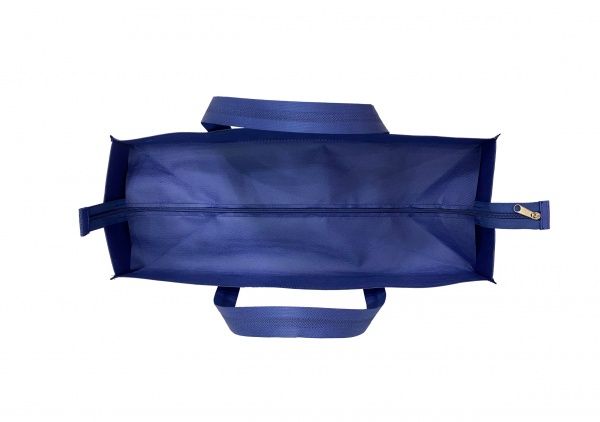 Сумка господарська ЕКО FG 30+ кг з застібкою карманом та лого 380x470x180 мм синій