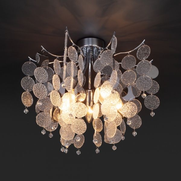 Люстра потолочная Strotskis Bolla 319/5 5x60 Вт E14 хром 