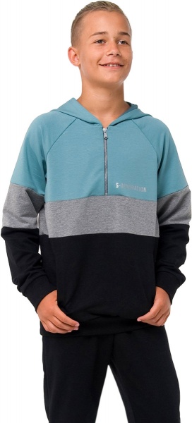 Спортивний костюм для хлопчиків Smil 117209 р.122 зелений 