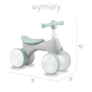 Біговел MoMi TOBIS сірий ROBI00043