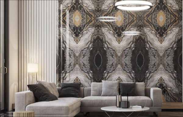 Плитка FANAL DEC OROBICO BLACK B SSHINE 60x120 