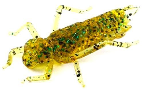 Приманка FishUp Dragonfly 1 30 мм 10 шт. #036 caramel/green & black