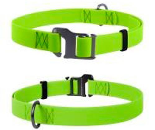 Ошейник Waudog Waterproof водостойкий пряжка - крючок 25-50 см салатовый