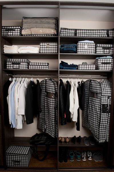 Чехол для одежды Scotland UC-123 Handy Home 100x60 см бело-черный