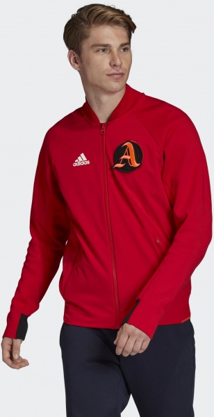 Джемпер Adidas M VRCT Jacket FI4681 р. M червоний