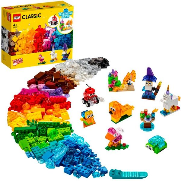 Конструктор LEGO Ideas Прозорі кубики для творчості 11013