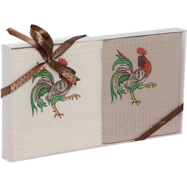 Набор салфеток Karna Woldi Петухи 2 шт