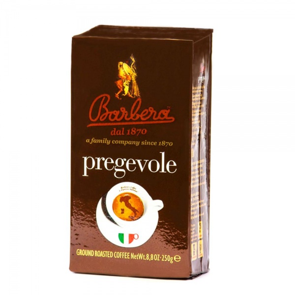 Кофе молотый Barbera Pregevole 250 г