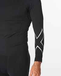 Футболка Ignition Comp Long Sleeve MA6404a_BLK/SIL р.M черный