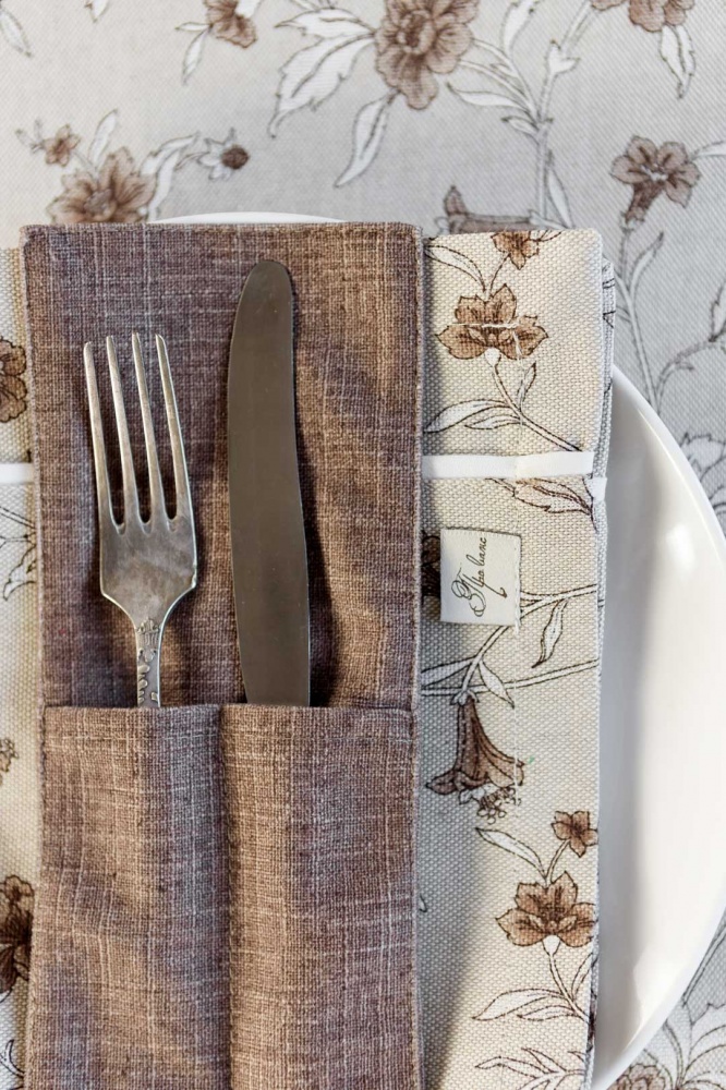 Чехол для приборов Прованс Сappuccino Коричневый 10x24 см