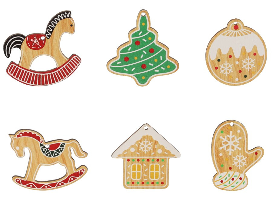 Набір іграшок Тайм Еко Олені d 40 мм 4 см 18 шт./уп.