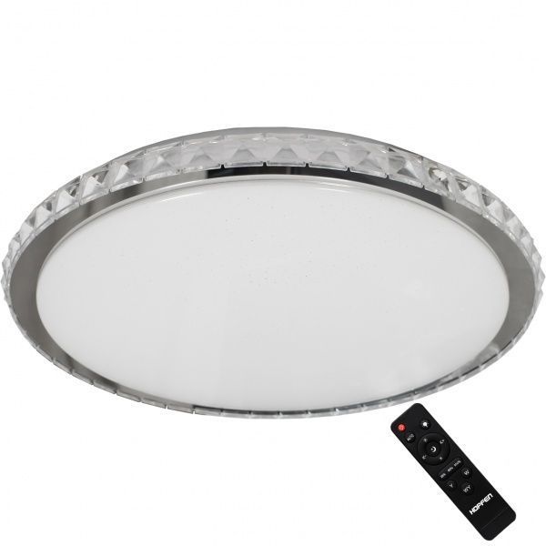 Светильник светодиодный Hopfen с пультом ДУ 72 Вт белый 3000-6000 К RUND PRIME 72R 72W 