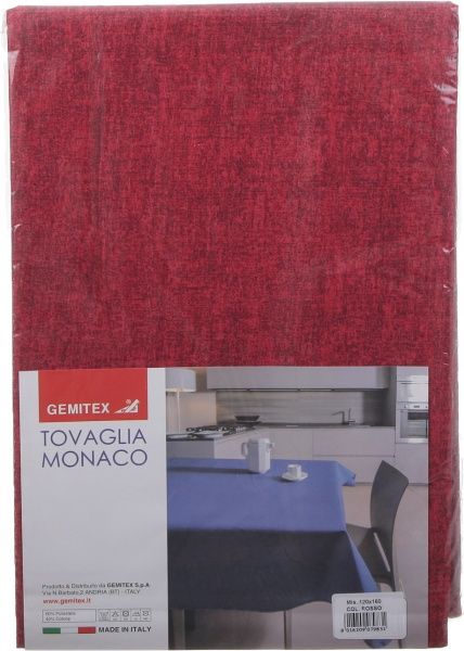 Скатерть Monaco 120x160 см красный Gemitex 