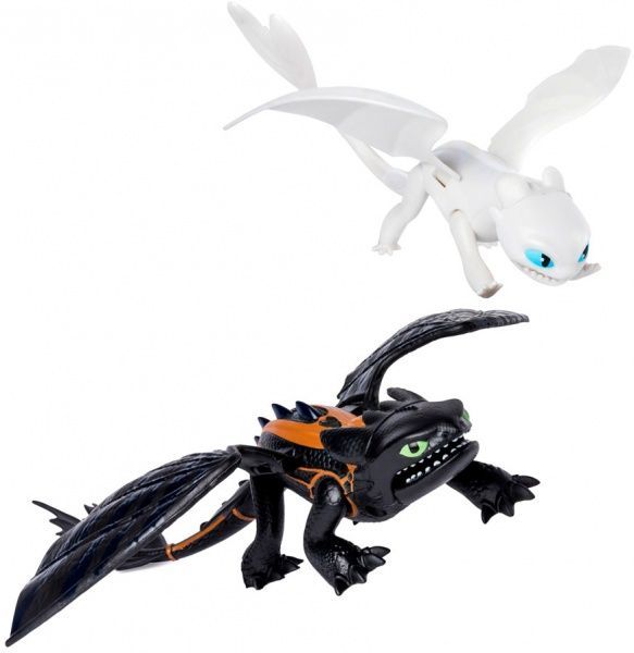 Ігровий набір Spinmaster Як приборкати дракона 3: набір з двох колекційних фігурок драконів з аксесуарами SM66633 