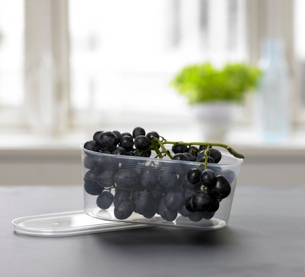 Ємність для морозильної камери HELSINKI 800 мл з прозорою кришкою Plast Team