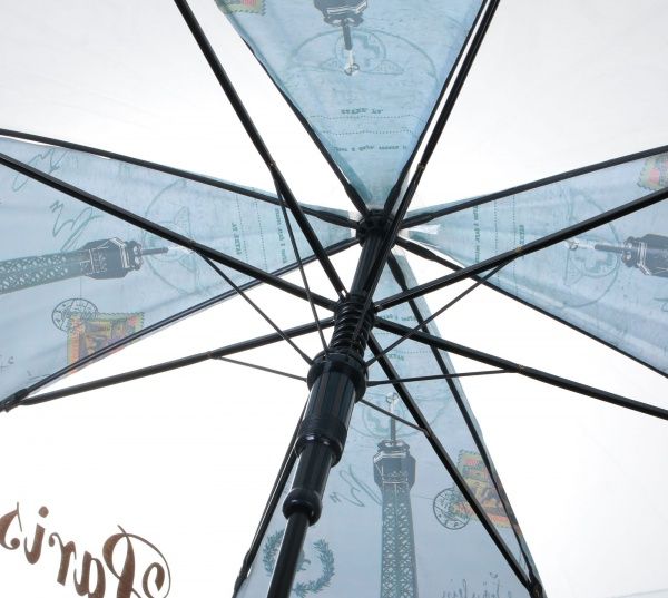 Парасолька Урбаністика, тростина, автомат темно-синій 