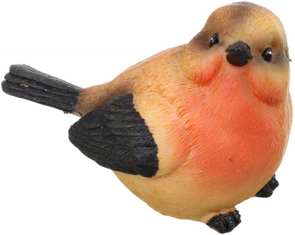 Декоративная фигура желтая птичка 135x75x75 мм