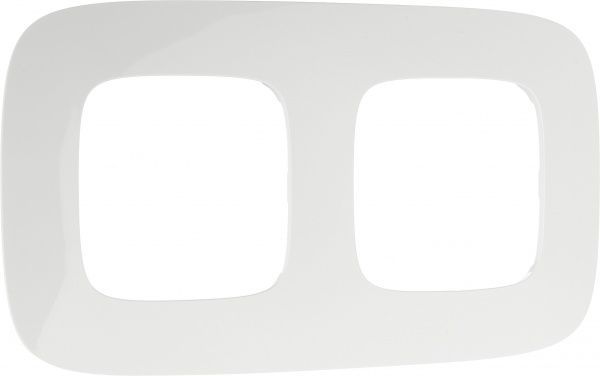 Рамка двухместная Legrand Allure универсальная белый 754302