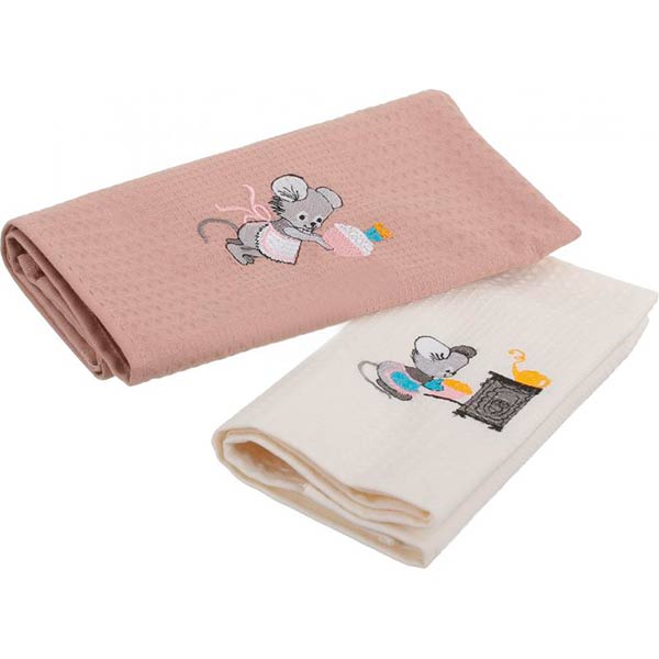 Набор полотенец La Nuit Мышонок 45x60 см