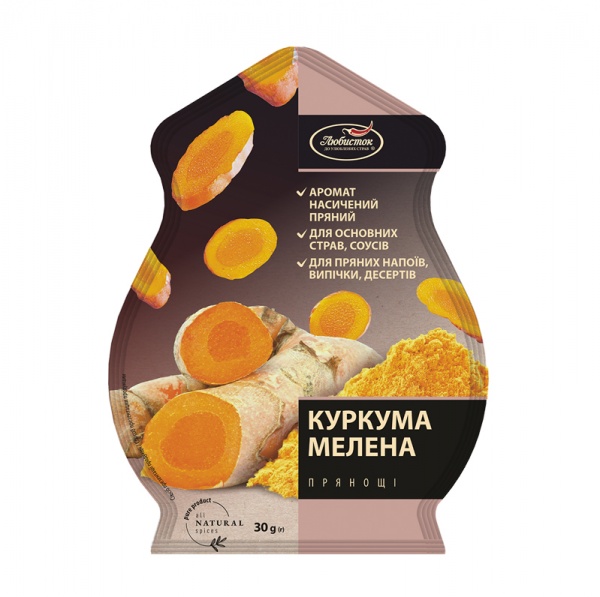 Куркума мелена 30г ТМ Любисток 